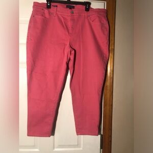 Talbots Coral Pink Simply Flattering Collection Pants